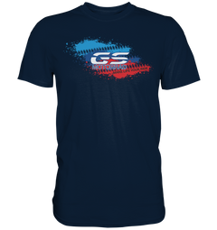 GS MOTORRAD BMW GS 1250 1200 1150 1100 850 "SPLASH" MAKE LIFE A RIDE (customizable!) - Premium Shirt