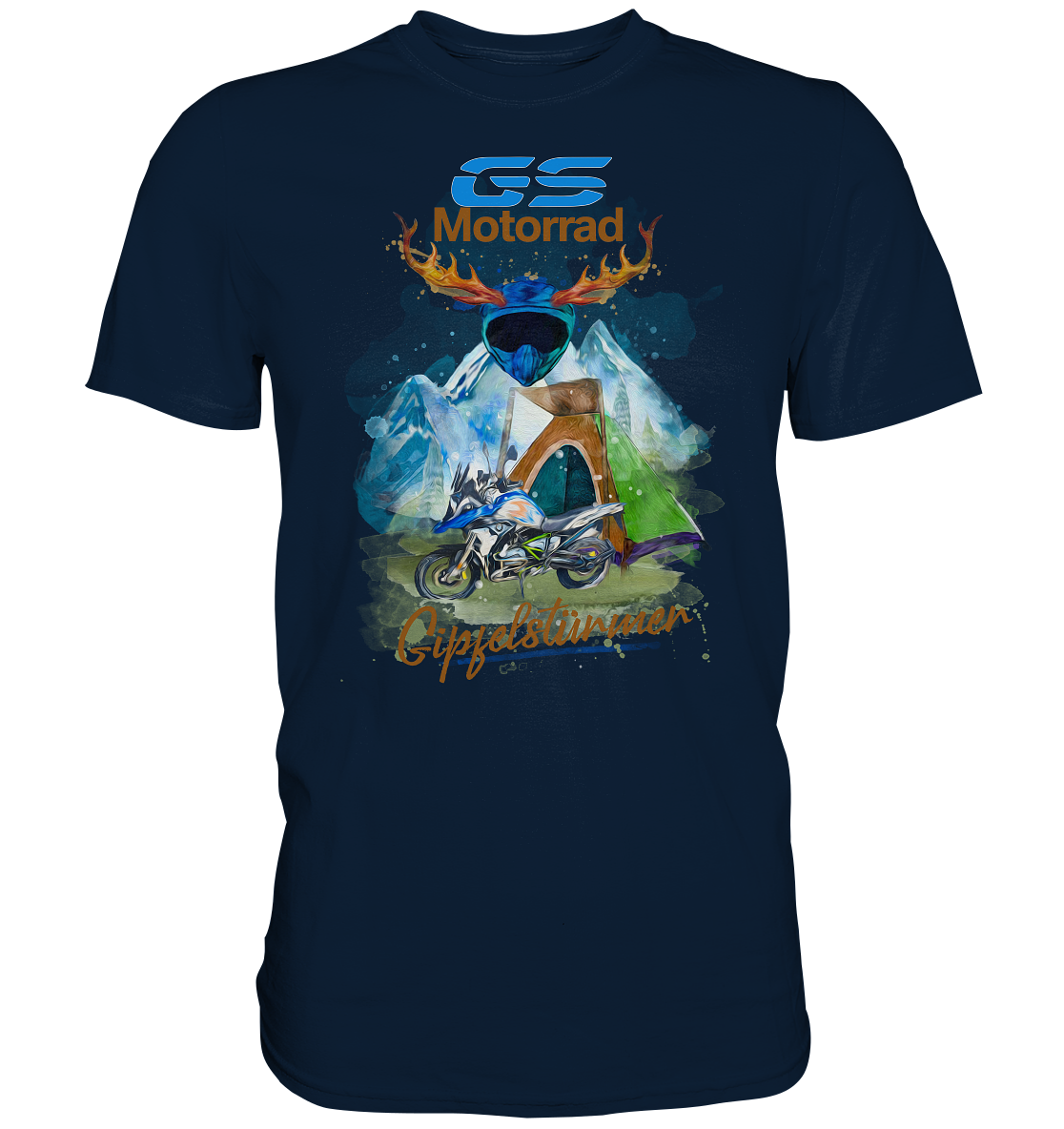 GS Motorrad Trachten-Style Premium Shirt BMW GS 