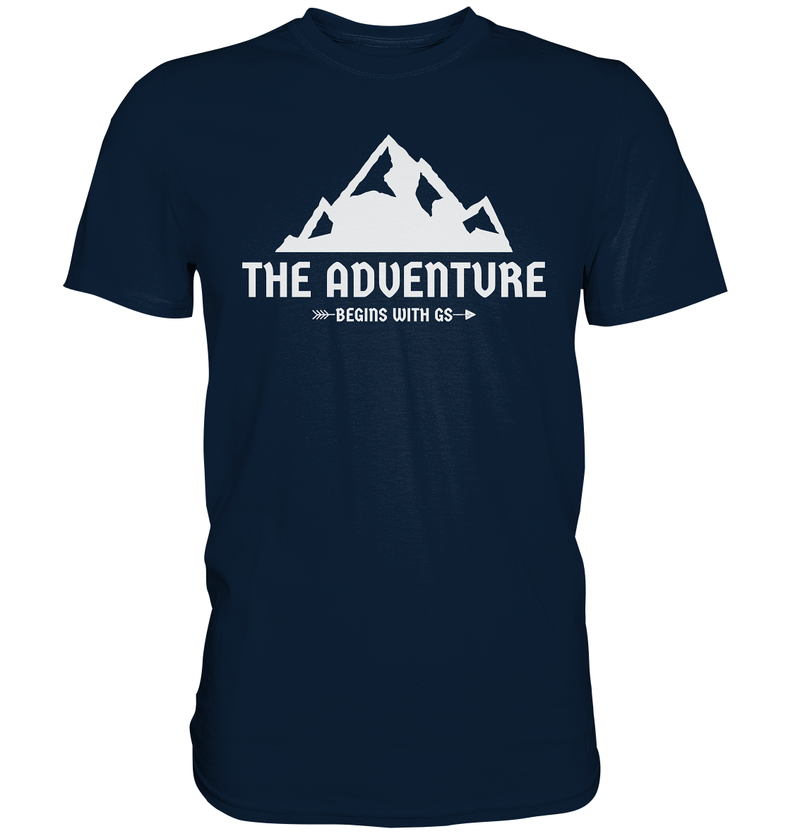 GS Motorrad »the adventure begins with GS«  - Herren Premium Shirt - GS Magazin