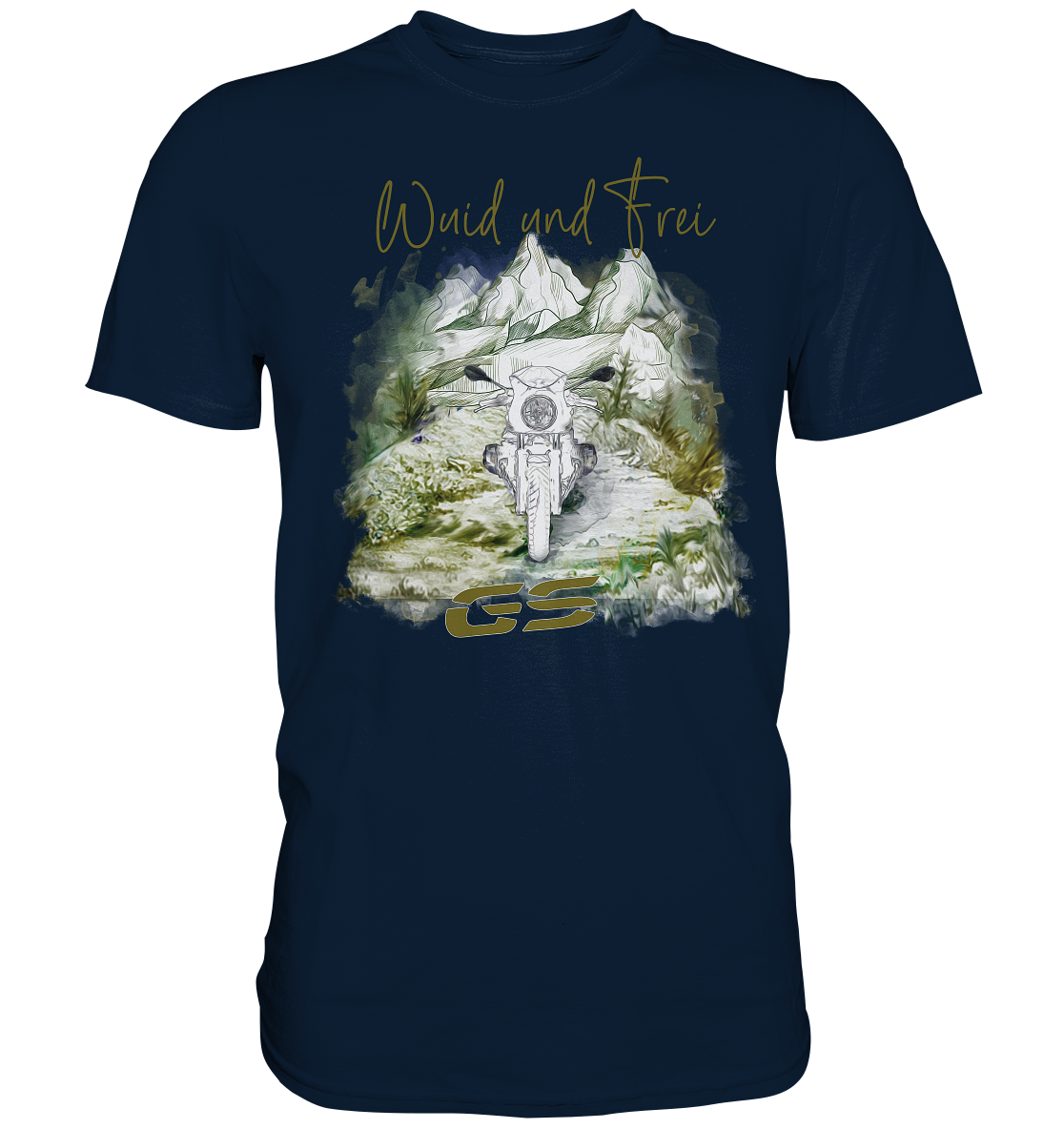 GS Motorcycle Premium Traditional Shirt BMW GS 