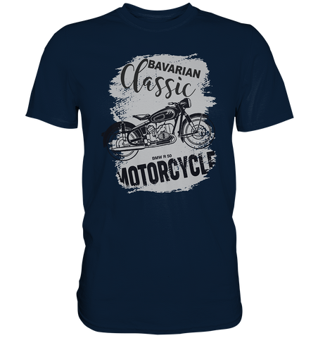 BMW R 50 Motorrad Bavarian Classic- Pionier der GS - Premium Shirt