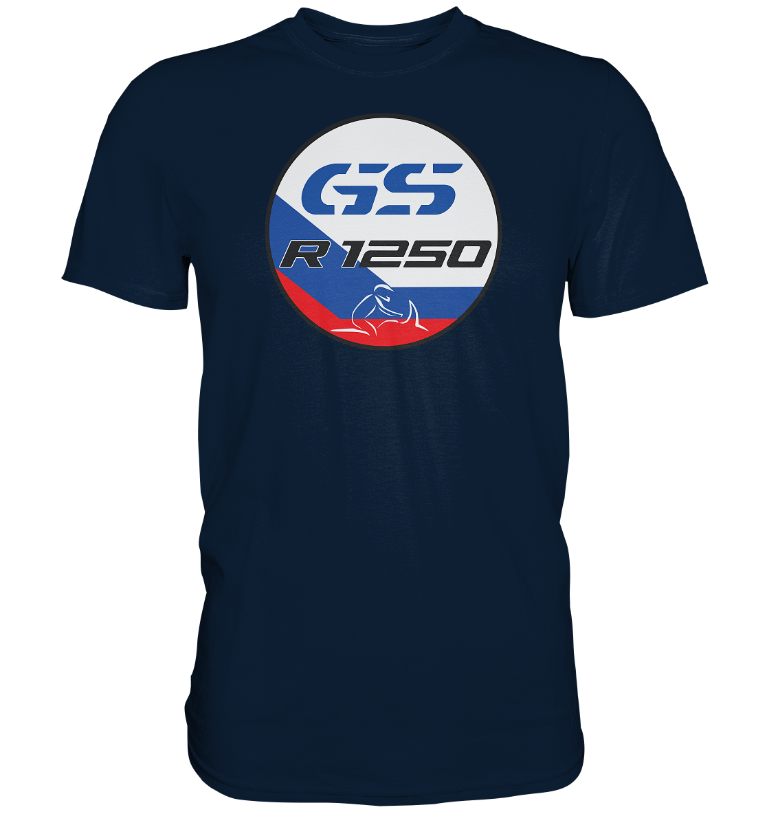 GS Motorrad "R1250 HP Style" Design-Logo Herren Premium Shirt - GS Magazin