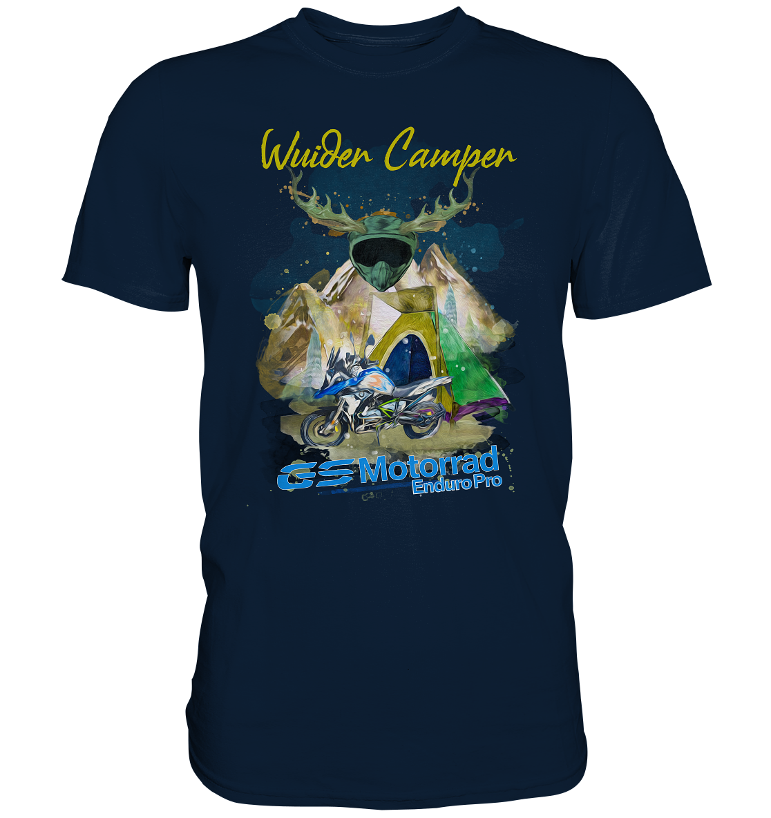 GS Motorrad Premium Trachten Style T-Shirt BMW GS 