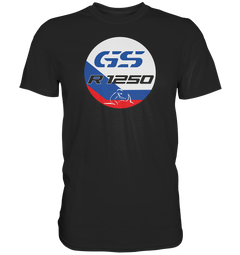 GS Motorrad "R1250 HP Style" Design-Logo Herren Premium Shirt - GS Magazin