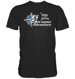 GS Motorrad R 1250 GS "the way is my journey" - Pathfinder-Design - Premium Shirt - GS Magazin