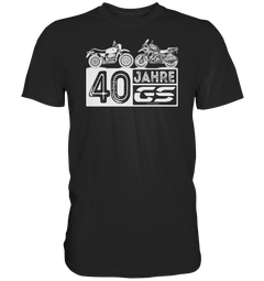 40 Jahre GS "Tradition trifft Moderne" - GS Hommage Motiv - Premium Shirt - GS Magazin