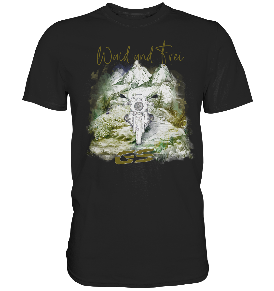 GS Motorcycle Premium Traditional Shirt BMW GS 