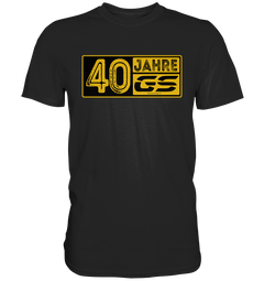 GS Motorrad »Hommage an 40 Jahre GS Modellbaureihe« - Premium Shirt - GS Magazin