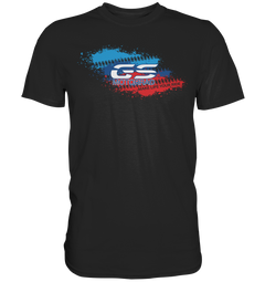 GS MOTORRAD BMW GS 1250 1200 1150 1100 850 "SPLASH" MAKE LIFE A RIDE (customizable!) - Premium Shirt