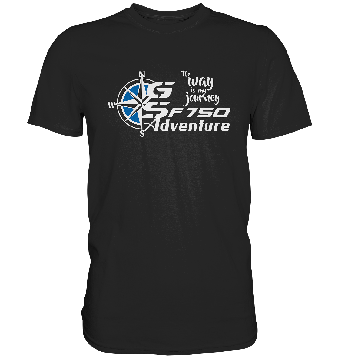GS Motorrad F 750 GS »THE WAY IS MY JOURNEY« - Herren Premium Shirt - GS Magazin