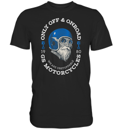 GS Motorrad "WE ARE UNSTOPPABLE - GS MOTORCYCLES" OldschoolDesign - Premium Herren Shirt - 3 Farben - GS Magazin