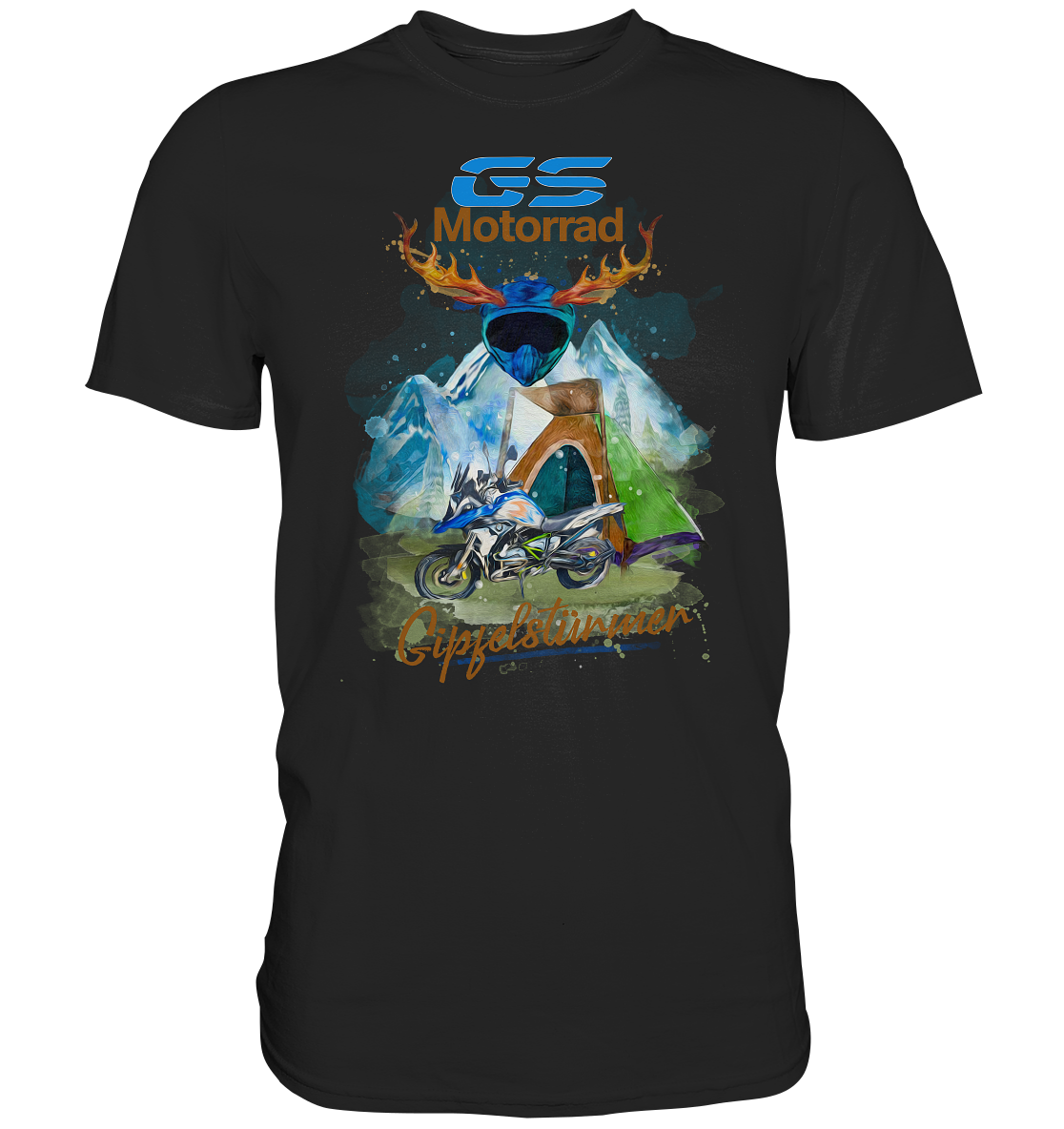 GS Motorrad Trachten-Style Premium Shirt BMW GS 