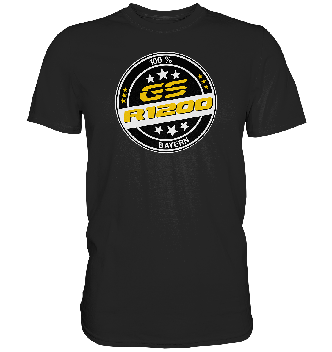 GS Motorrad R 1200 GS - 100% Bayern live -  Herren Premium Shirt - GS Magazin