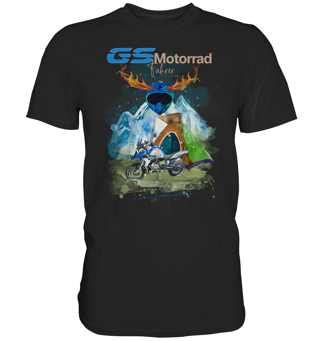GS Motorrad Trachten Style BMW GS Premium Shirt 