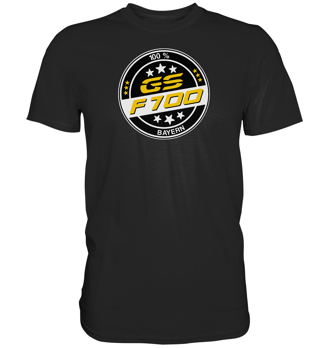 GS Motorrad F 700 GS - 100% Bayern live - Premium Shirt - GS Magazin
