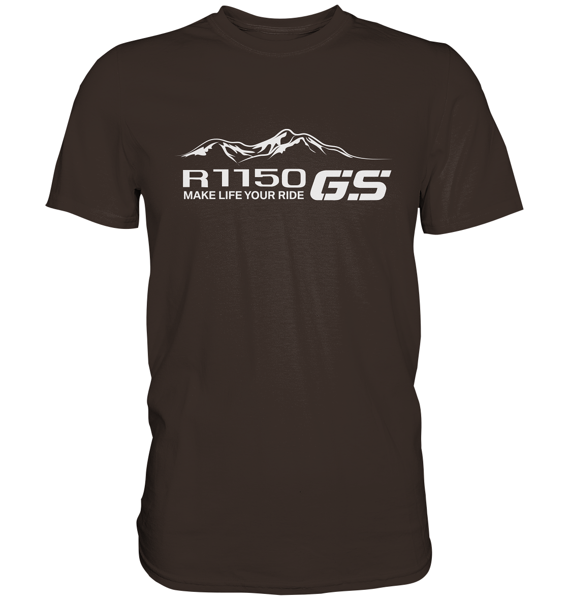 GS Motorrad BMW R 1150 GS Mountain-Style Make Life A Ride - Premium Shirt