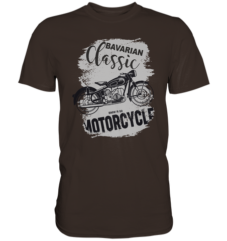 BMW R 50 Motorrad Bavarian Classic- Pionier der GS - Premium Shirt