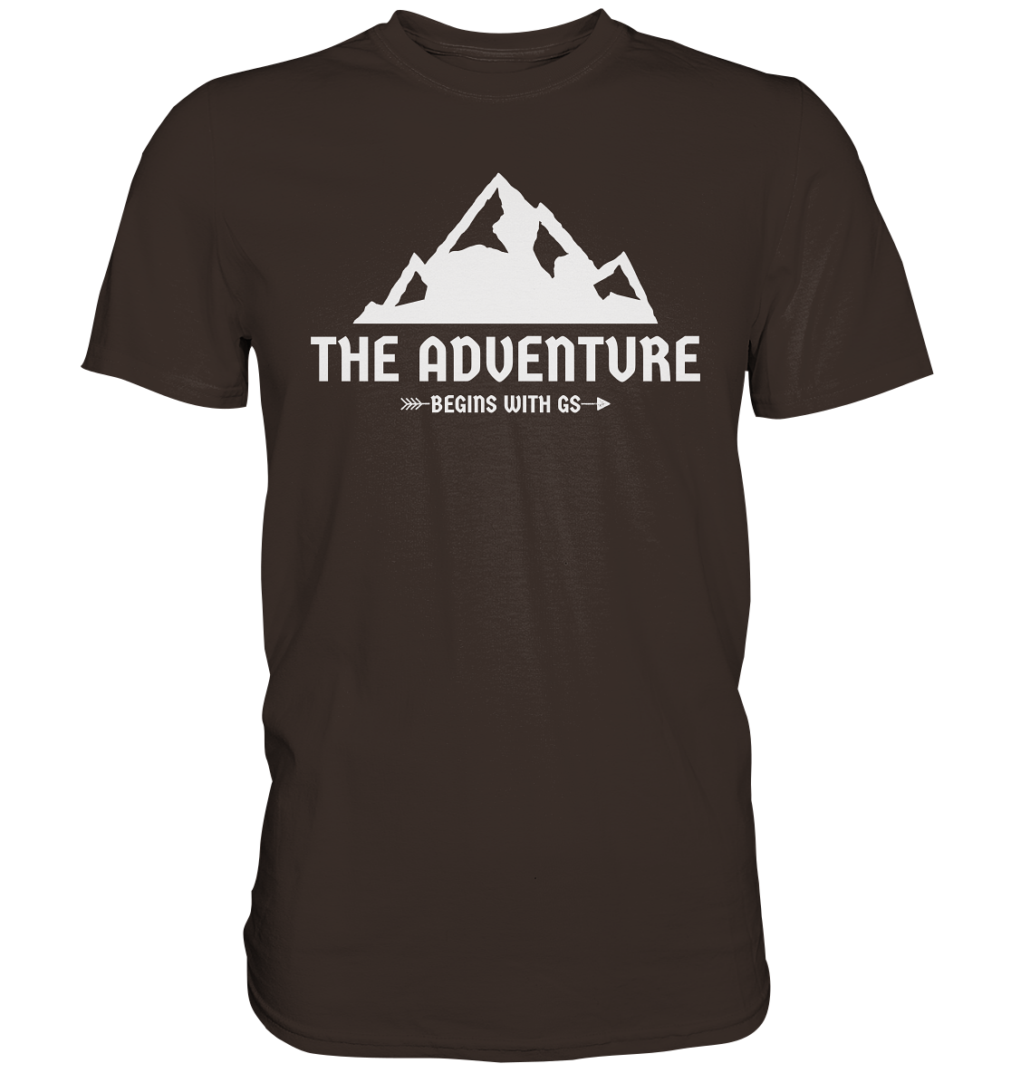 GS Motorrad »the adventure begins with GS«  - Herren Premium Shirt - GS Magazin