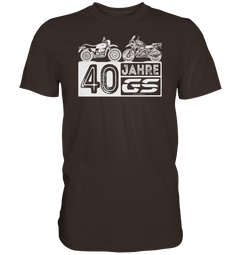 40 Jahre GS "Tradition trifft Moderne" - GS Hommage Motiv - Premium Shirt - GS Magazin
