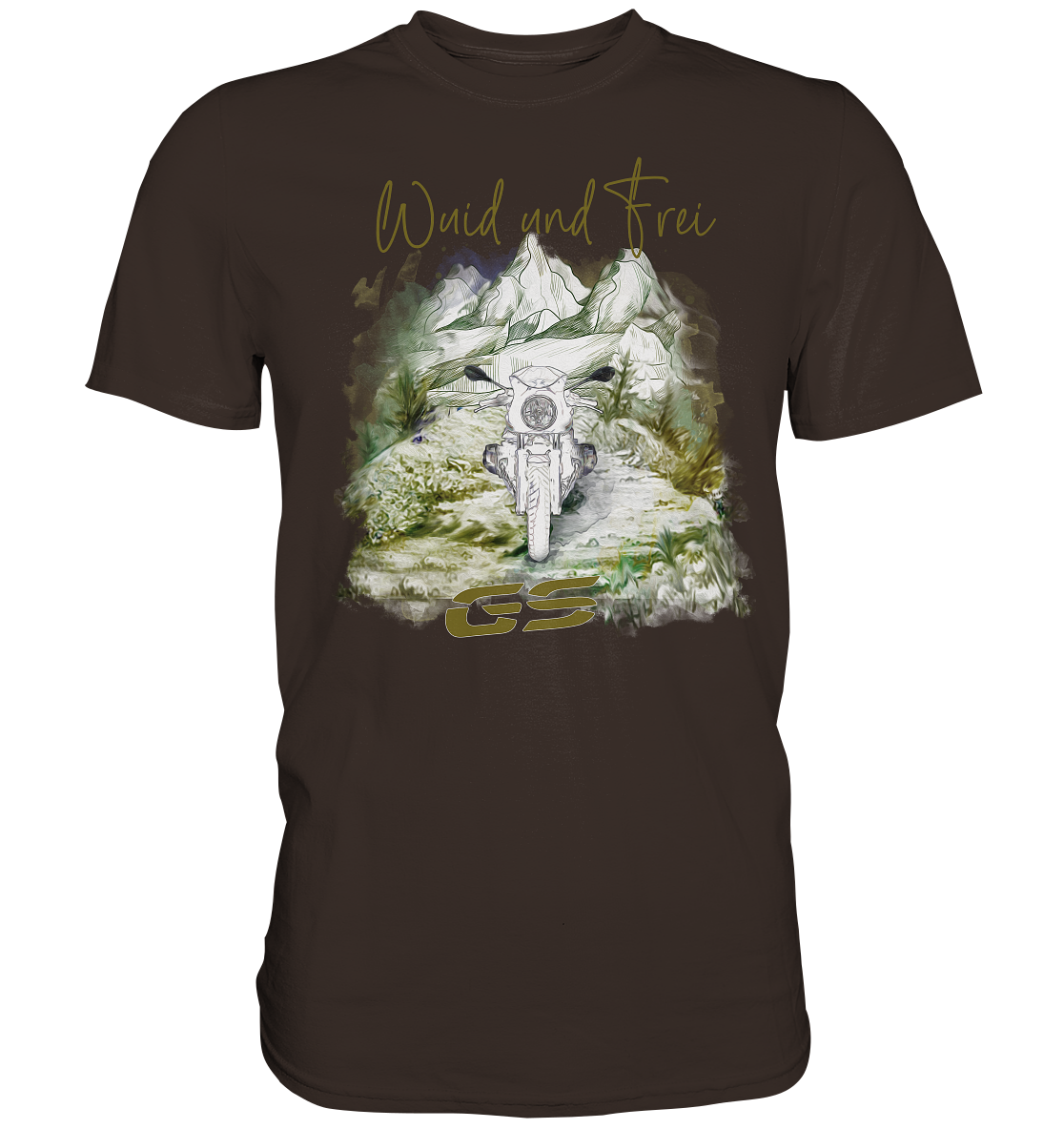 GS Motorcycle Premium Traditional Shirt BMW GS 