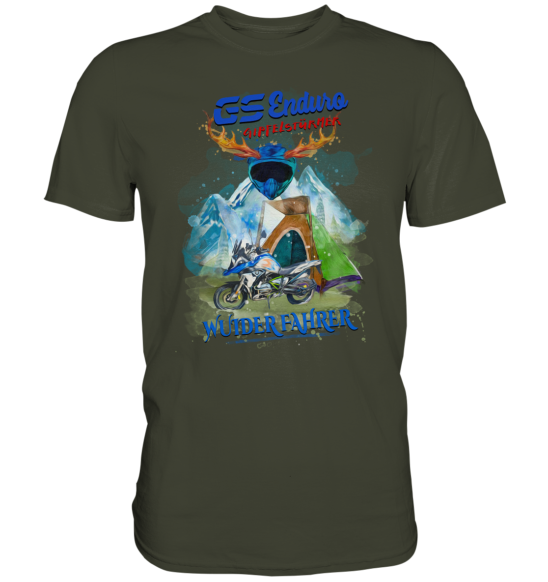 GS Motorrad Premium Trachten-Shirt BMW GS 