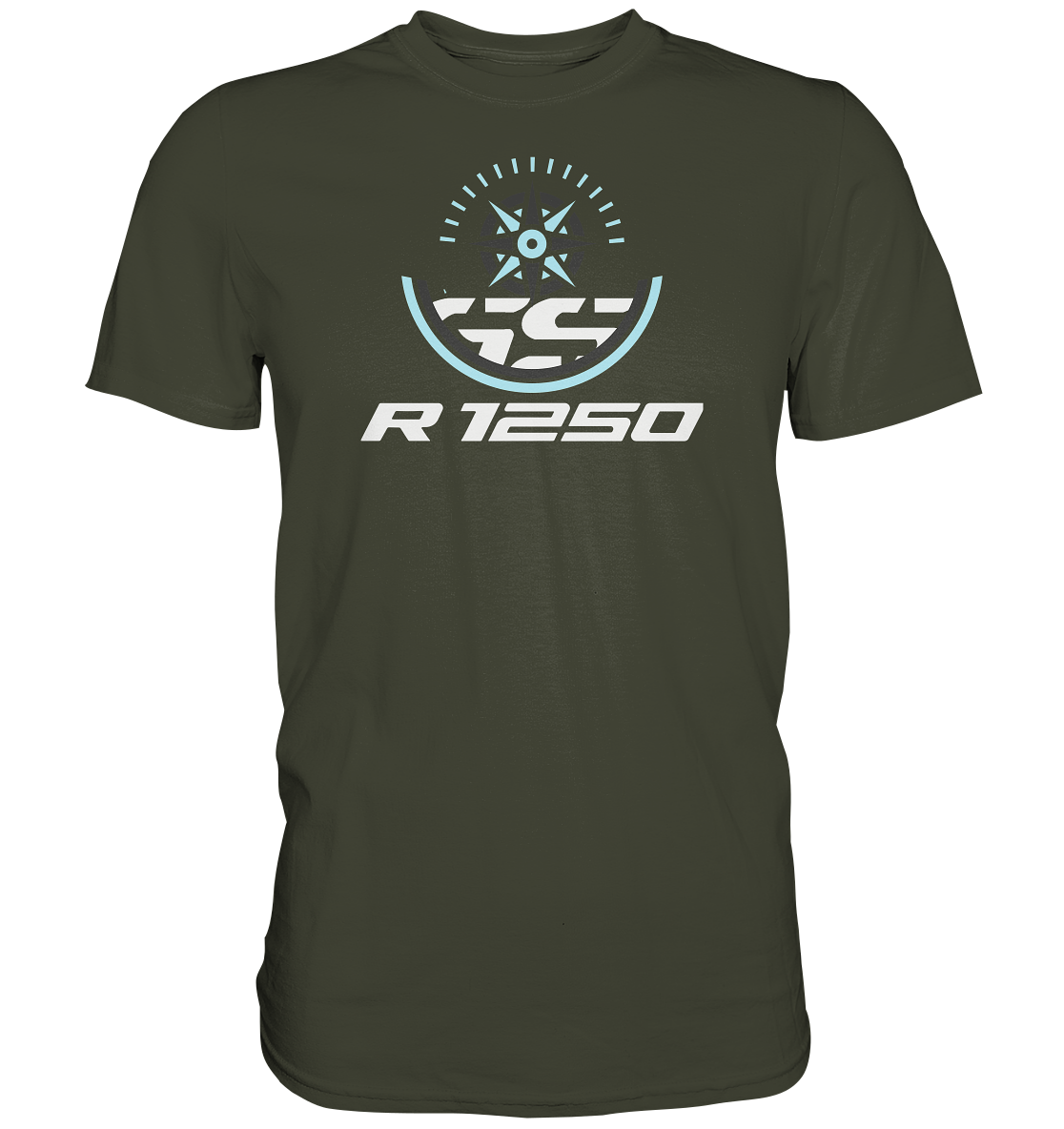 GS Motorrad R 1250 GS - Pathfinder - stylisch / modern / exklusiv Herren Premium Shirt - GS Magazin