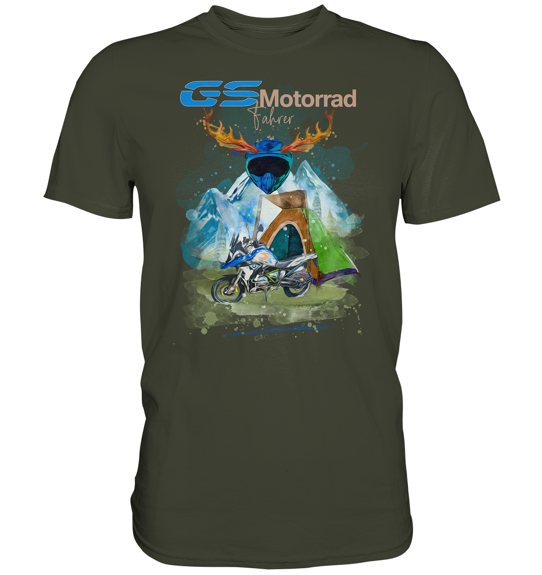 GS Motorrad Trachten Style BMW GS Premium Shirt 