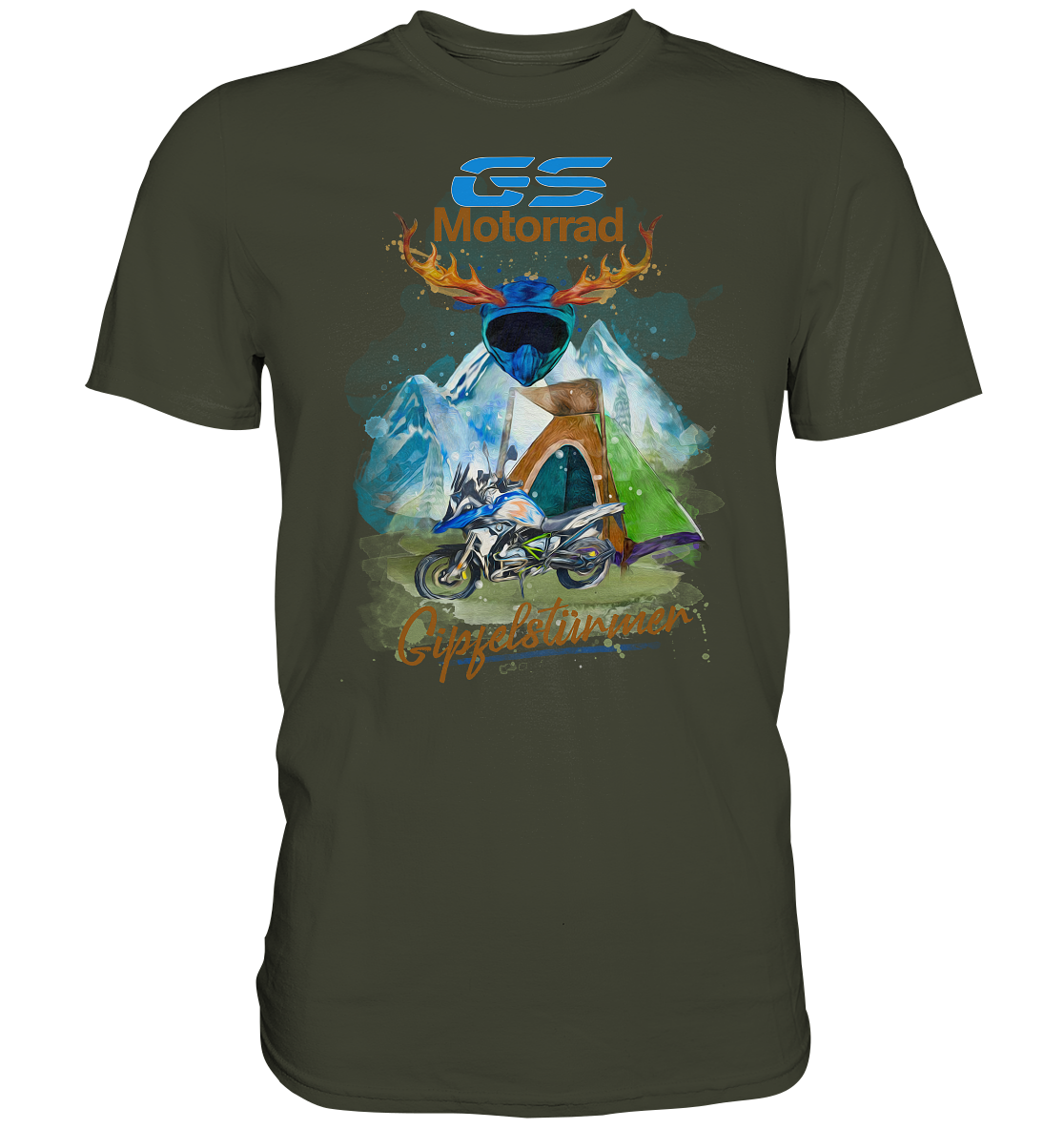 GS Motorrad Trachten-Style Premium Shirt BMW GS 
