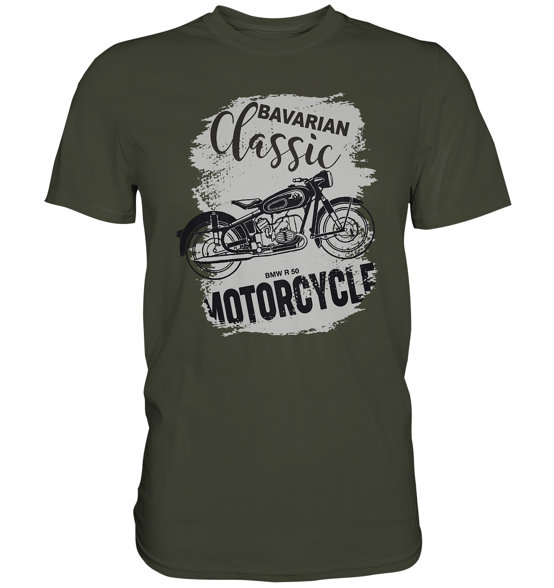 BMW R 50 Motorrad Bavarian Classic- Pionier der GS - Premium Shirt