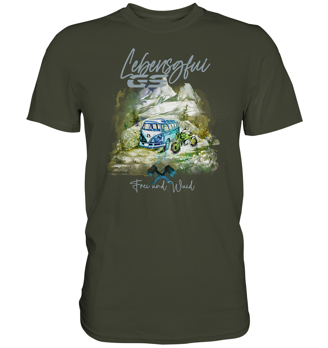 GS Motorcycle Premium Traditional Shirt BMW GS "Ingo" - 10 Colors
