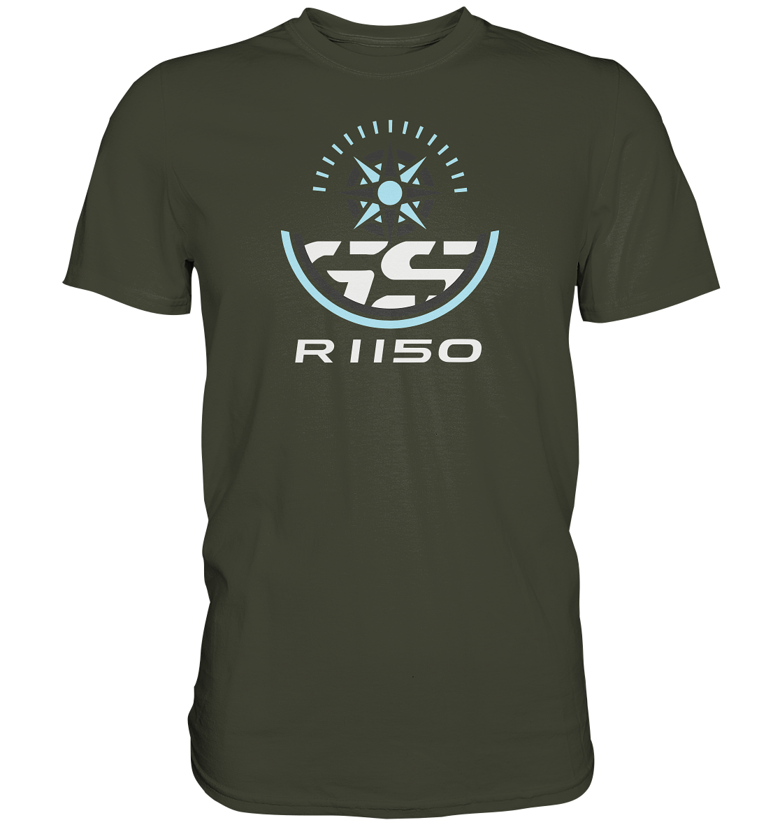 GS Motorrad R 1150 GS - Pathfinder - stylisch / modern / exklusiv  - Herren Premium Shirt - GS Magazin