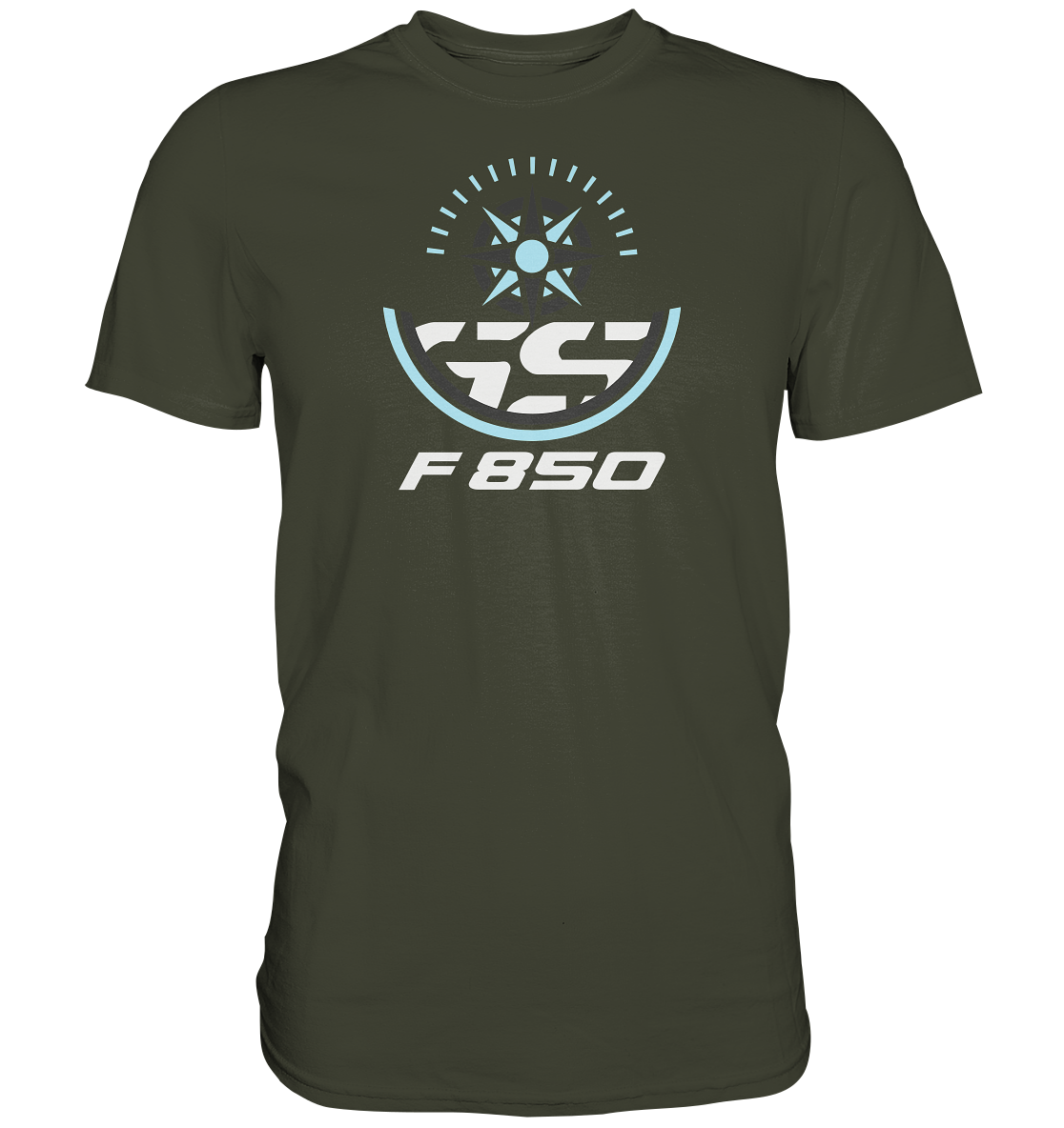 GS Motorrad F 850 GS - Pathfinder - stylisch / modern / exklusiv - Premium Herren Shirt - GS Magazin