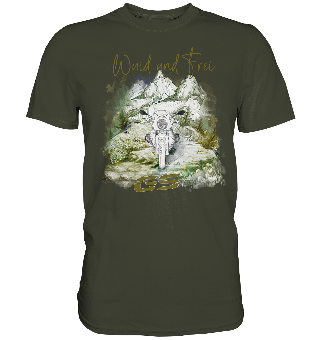 GS Motorcycle Premium Traditional Shirt BMW GS 