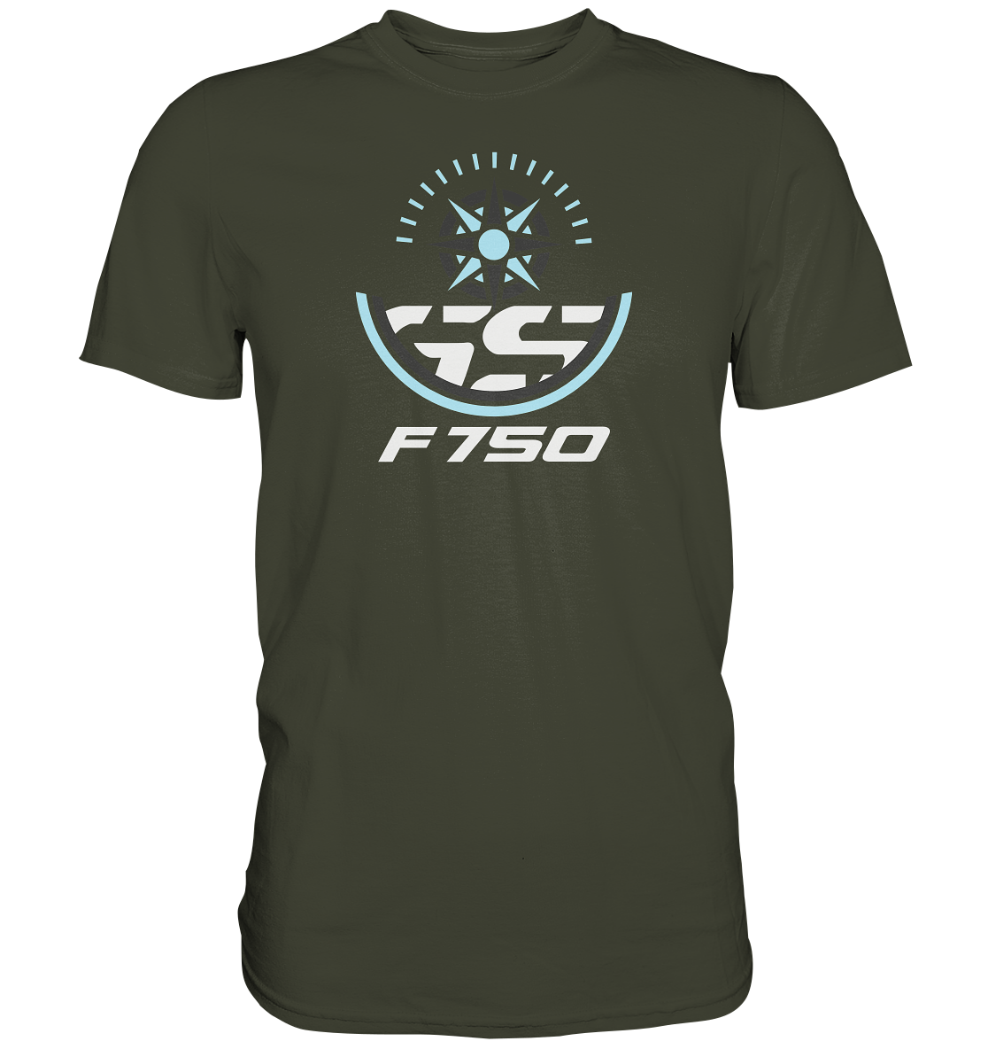 GS Motorrad F 750 GS - Pathfinder - stylisch / modern / exklusiv  - Herren Premium Shirt - GS Magazin