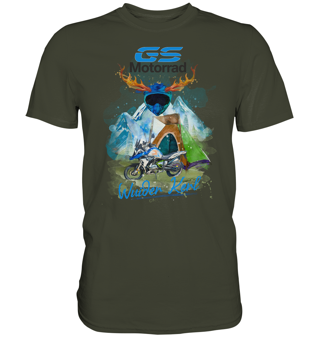 GS Motorrad Premium Trachten Shirt BMW GS 