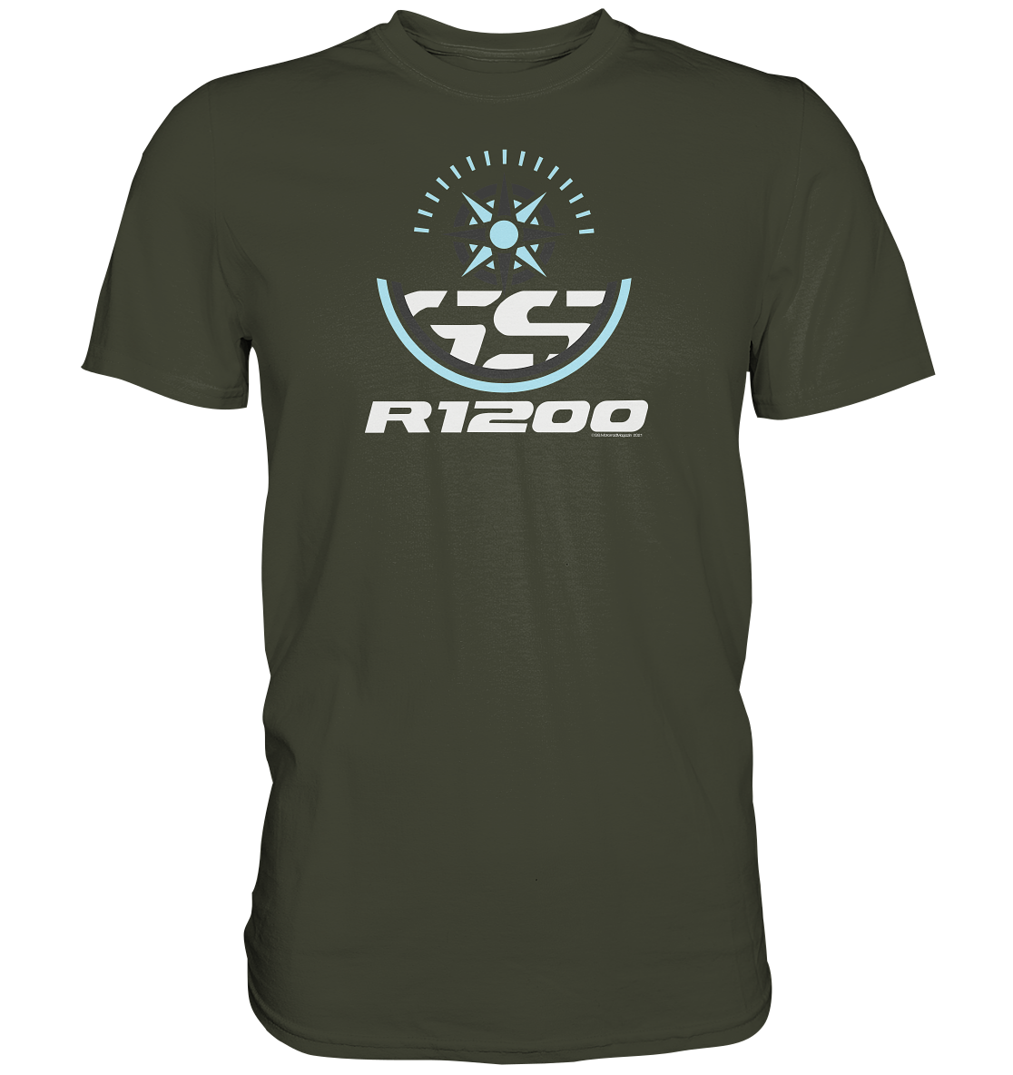 GS Motorrad R 1200 GS - Pathfinder - stylisch / modern / exklusiv - Herren Premium Shirt - GS Magazin