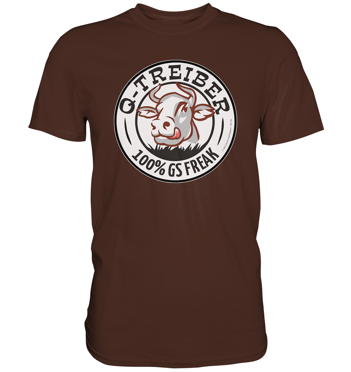 GS Motorrad Q-Treiber - 100% GS Freak - Premium Shirt - in drei Farben lieferbar - GS Magazin