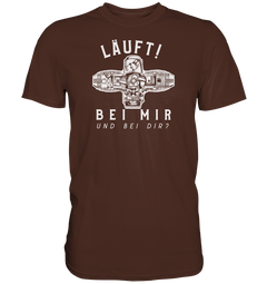GS Motorrad Boxermotor "Läuft! Bei mir und bei Dir? - Hommage an BMW Boxer Freaks  - Premium Shirt - GS Magazin