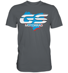 GS Motorrad "Great Heart" - Personalisiert 2 Seiten - Make Life your Ride  - Premium Shirt