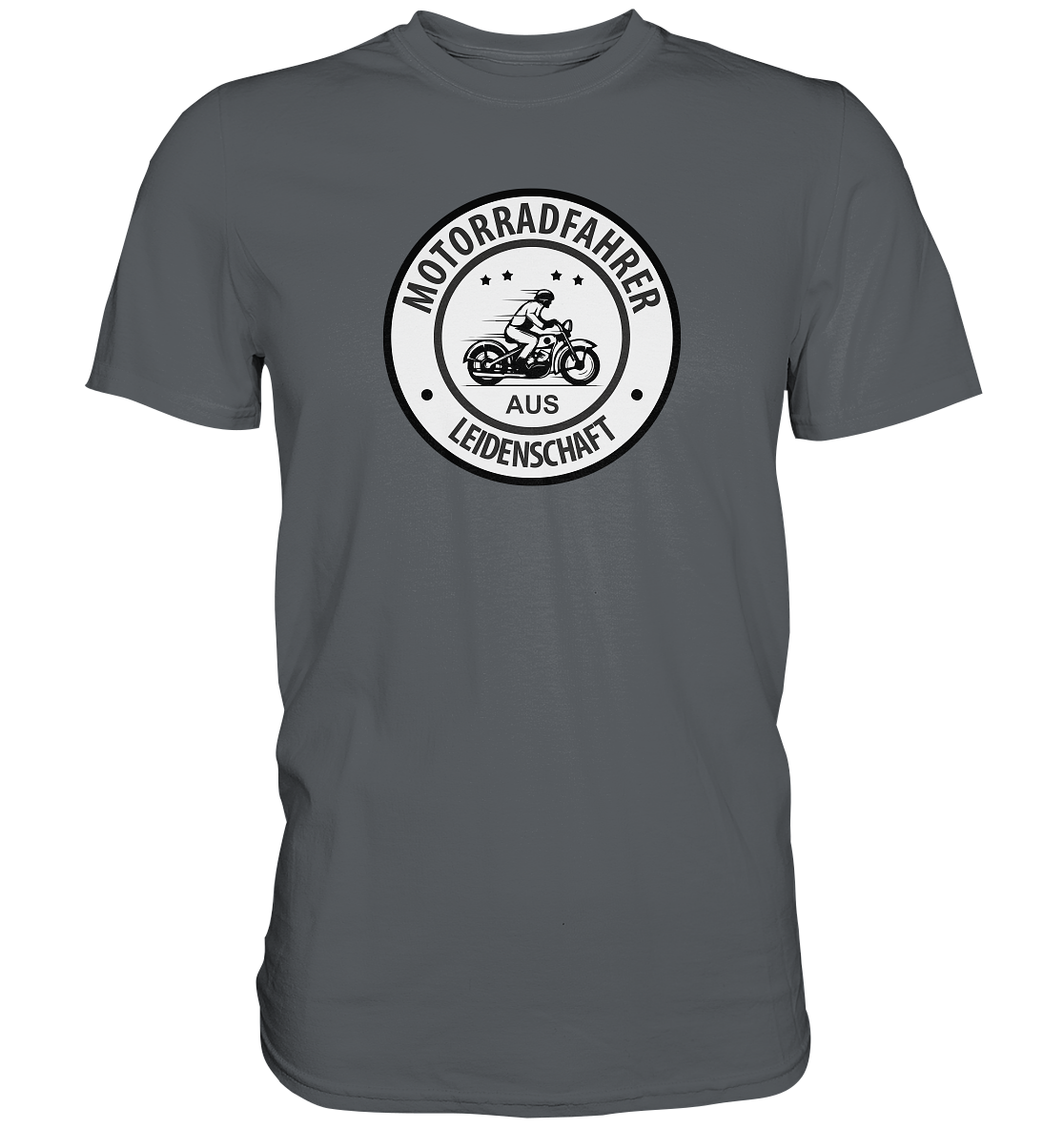 Motorradfahrer aus Leidenschaft - Premium Qualität Shirt - GS Magazin