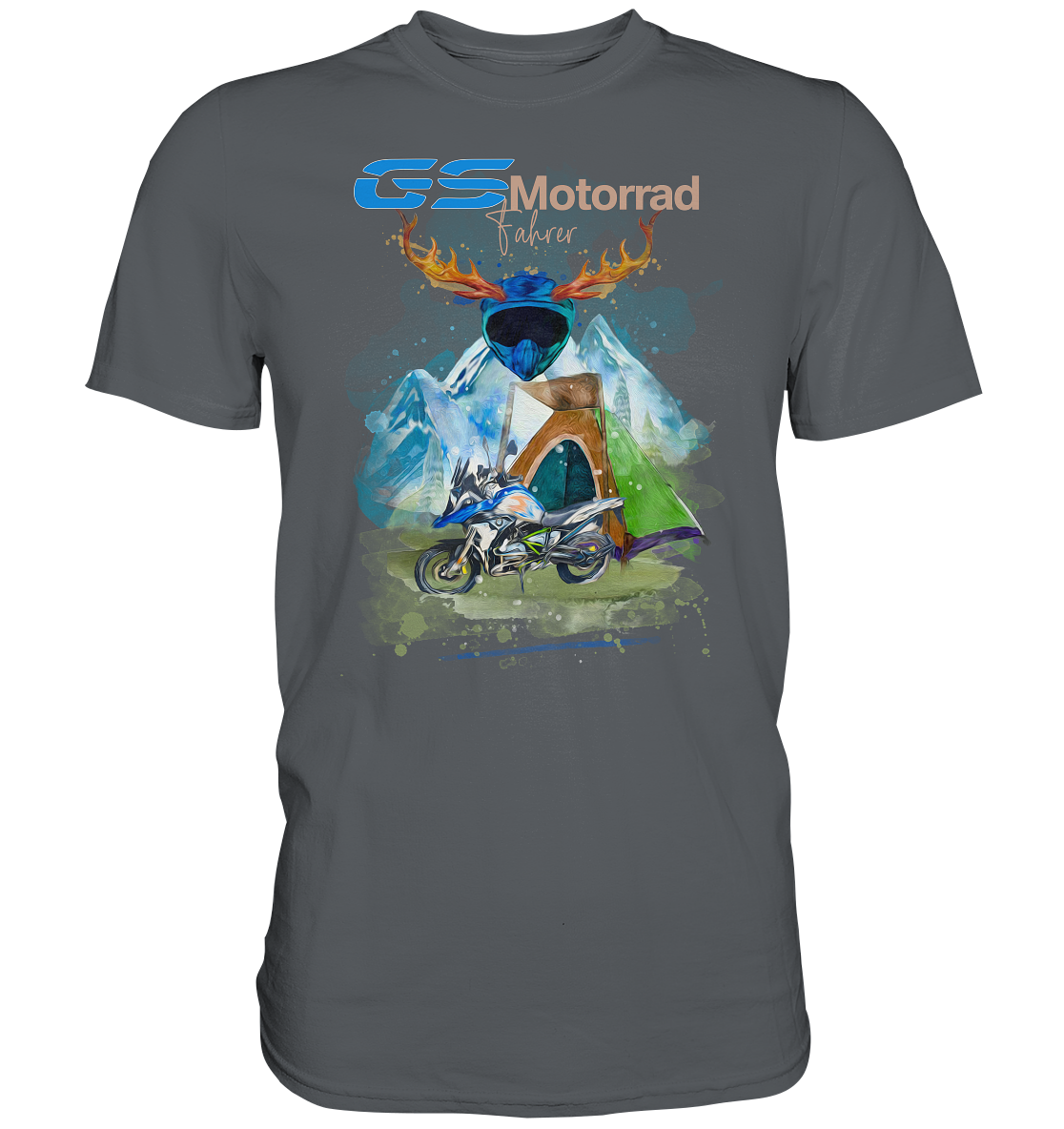 GS Motorrad Trachten Style BMW GS Premium Shirt 