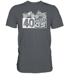 40 Jahre GS "Tradition trifft Moderne" - GS Hommage Motiv - Premium Shirt - GS Magazin