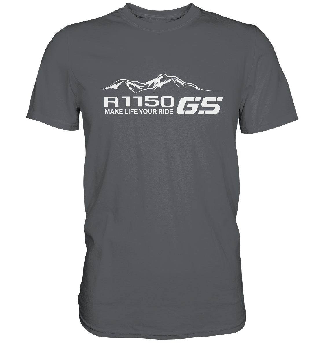 GS Motorrad BMW R 1150 GS Mountain-Style Make Life A Ride - Premium Shirt