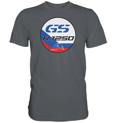 GS Motorrad "R1250 HP Style" Design-Logo Herren Premium Shirt - GS Magazin