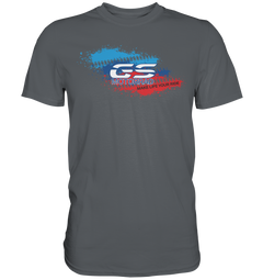 GS MOTORRAD BMW GS 1250 1200 1150 1100 850 "SPLASH" MAKE LIFE A RIDE (customizable!) - Premium Shirt
