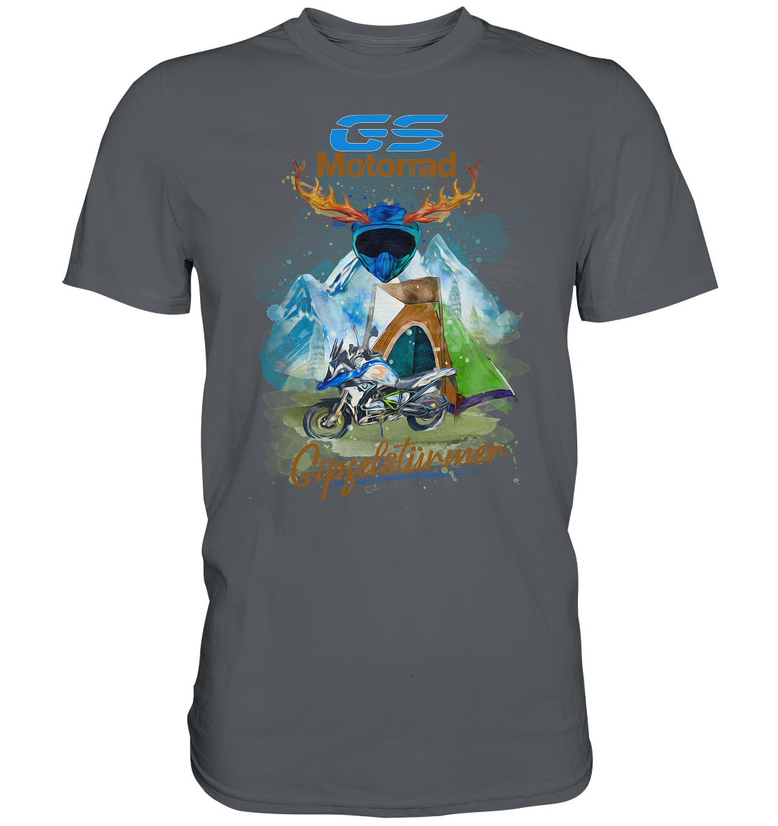 GS Motorrad Trachten-Style Premium Shirt BMW GS 