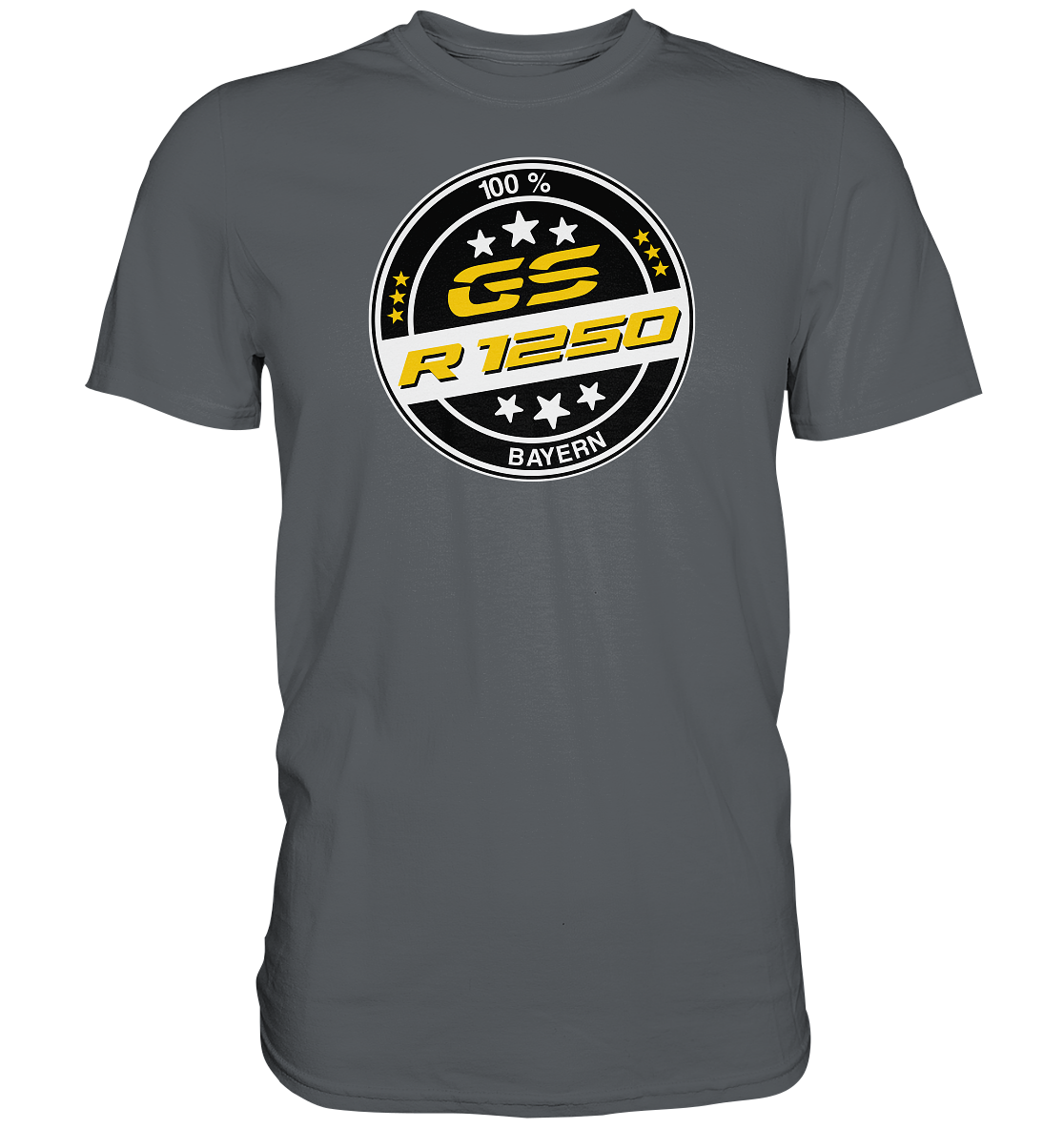 GS Motorrad R 1250 GS - 100% Bayern live - Herren Premium Shirt - GS Magazin