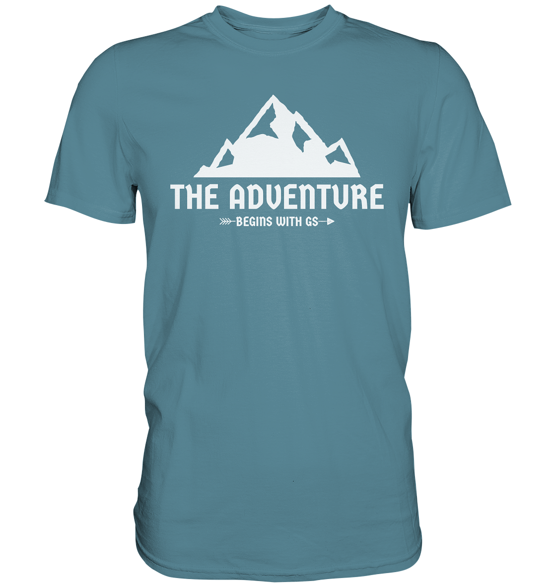 GS Motorrad »the adventure begins with GS«  - Herren Premium Shirt - GS Magazin