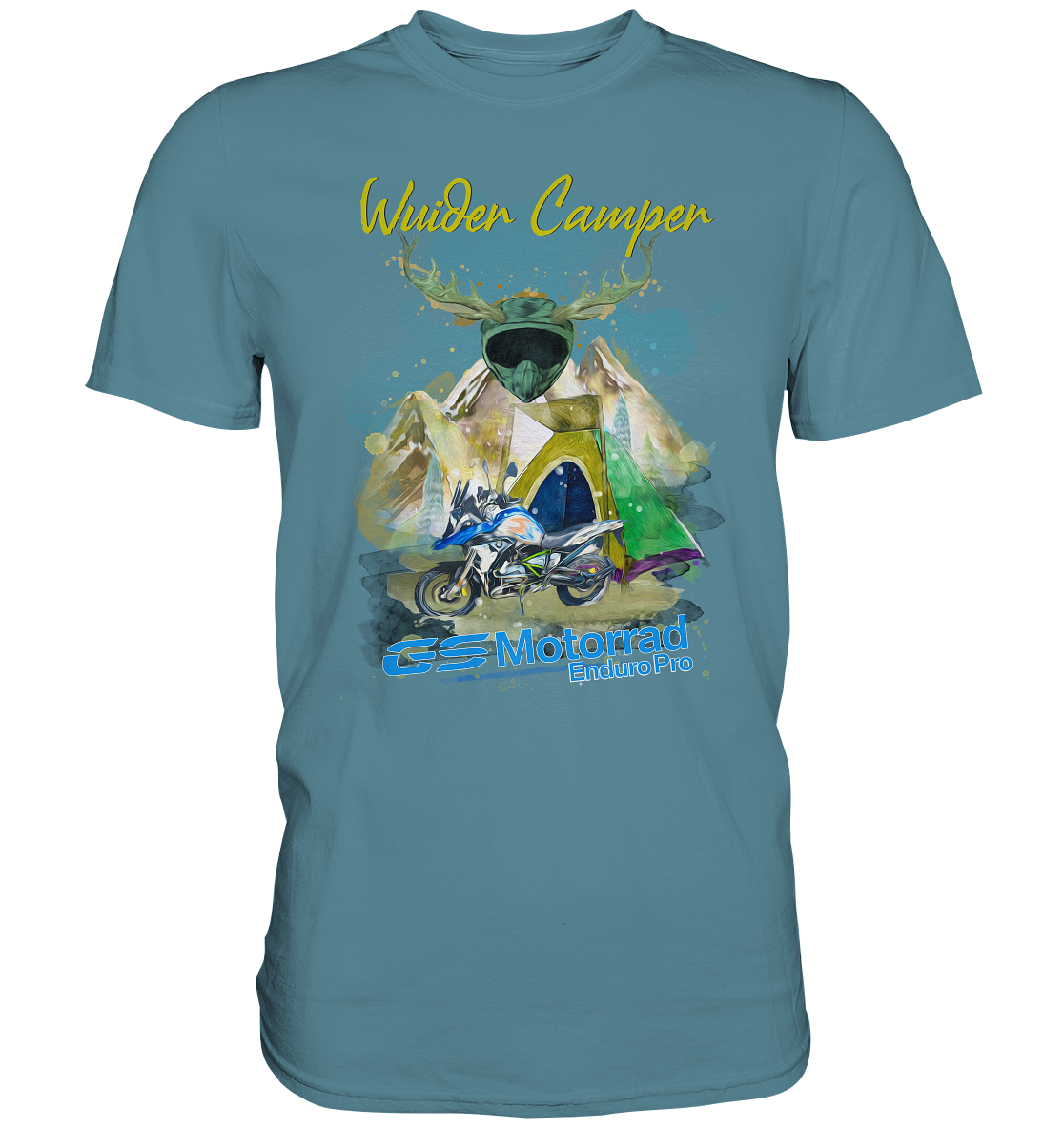 GS Motorrad Premium Trachten Style T-Shirt BMW GS 