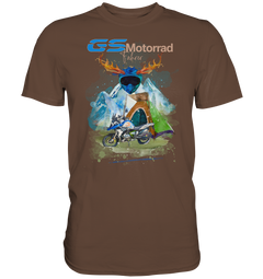 GS Motorrad Trachten Style BMW GS Premium Shirt "Franz" - 11 Farben